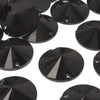 Round Rivoli Resin Sew-On Rhinestones
