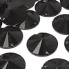 Round Rivoli Resin Sew-On Rhinestones