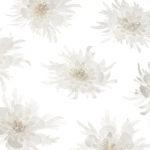 Flower Satin Finish w Pearl (Pair)