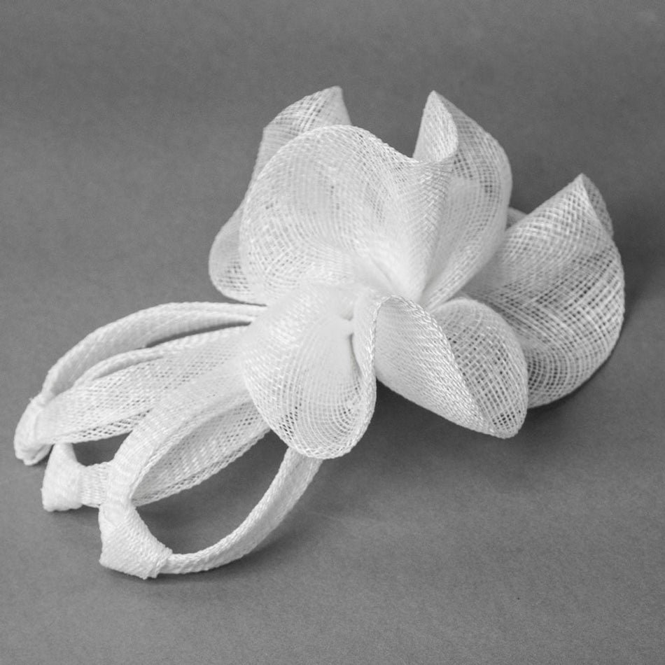 Sinamay Floral Bow