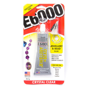 Glue E6000 - Industrial Strength Adhesive - Jewellery & Bead