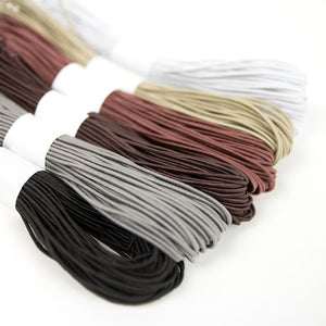 Round Elastic Cord - 1mm (15m Cut)