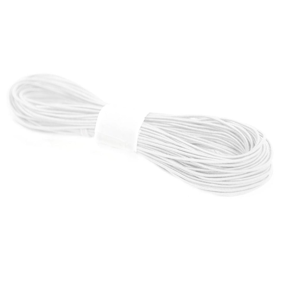 Round Elastic Cord - 1mm (15m Cut)