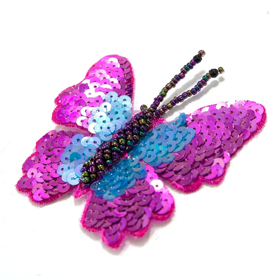 Butterfly Sequin & Beaded Motif