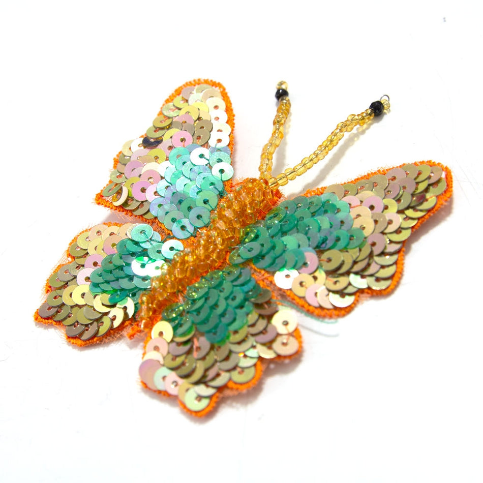 Butterfly Sequin & Beaded Motif
