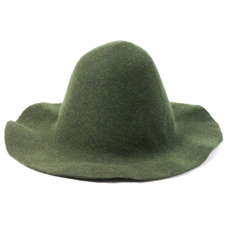 Felt Wool Flare Hood