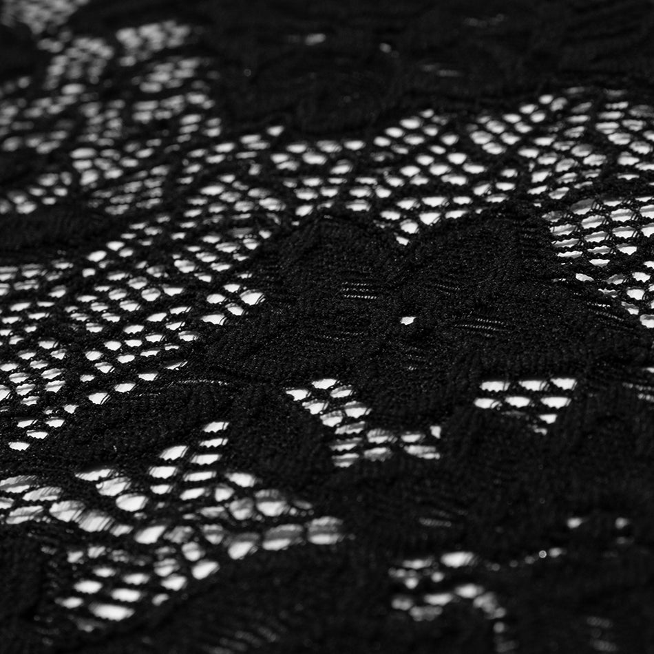Floral Honeycomb Stretch Lace