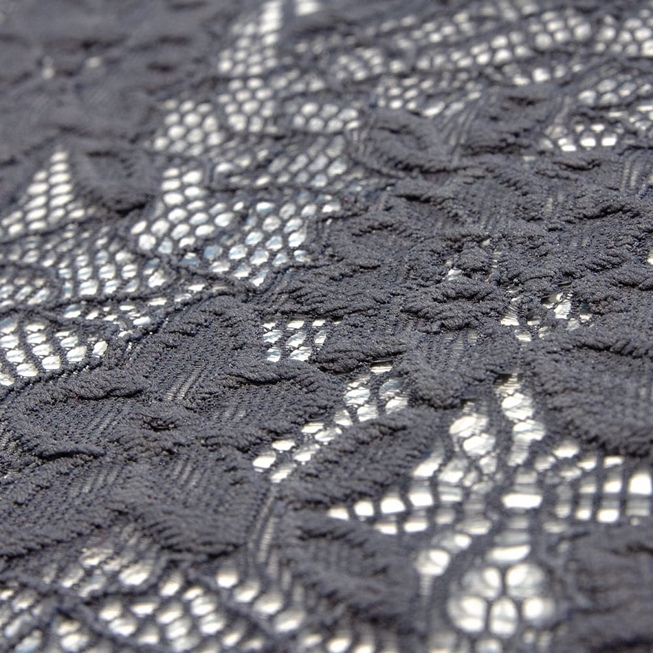 Floral Honeycomb Stretch Lace
