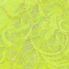 Floral Sequin Swirl Stretch Lace