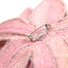 Star Flower Sequin & Beaded Motif w Brooch Pin