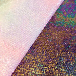 Tie-Dye AB Shiny Foil/Fog Finish Nylon Spandex