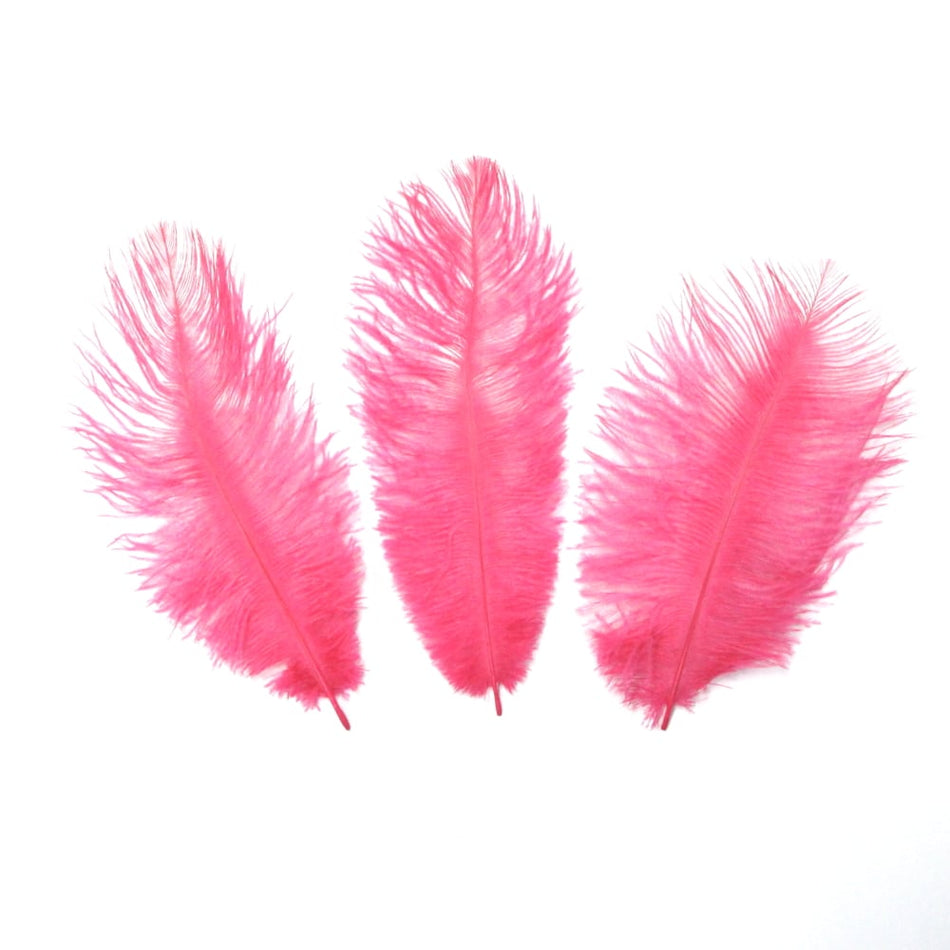 Ostrich Feather Plume 15-20cm (3 Pack)