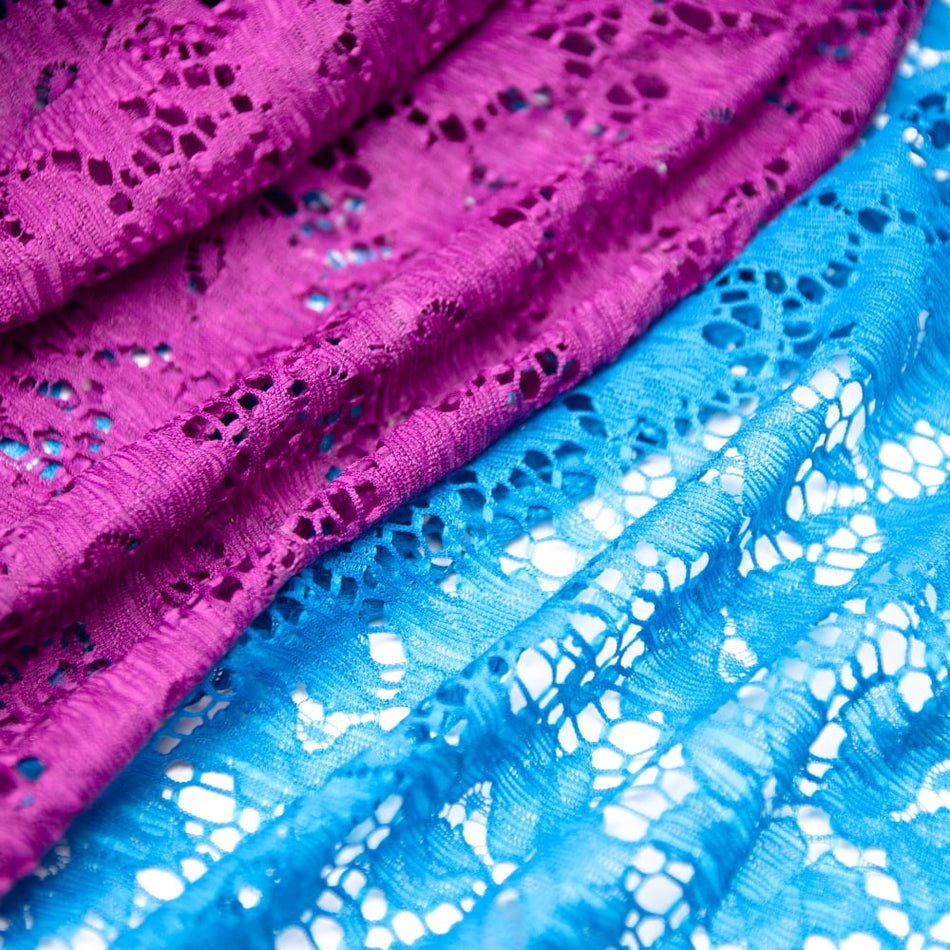 Floral Azalea Stretch Lace