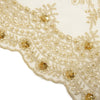 Floral Sequins & Embroidered Netting Tulle