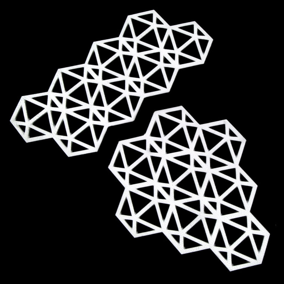 Rose / Geometric Laser Cut Motif
