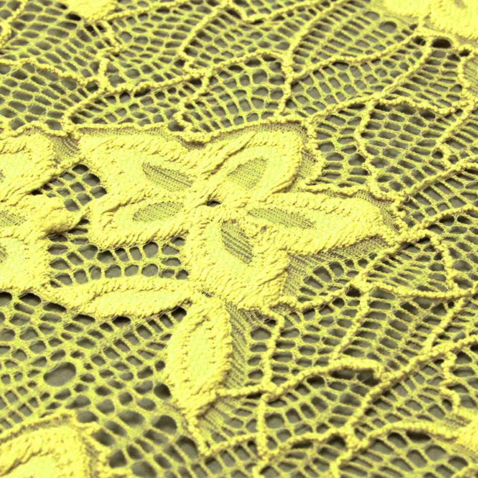 Floral Honeycomb Stretch Lace