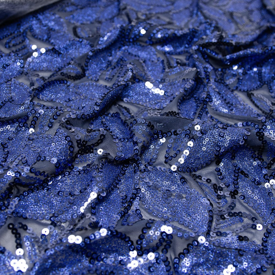 Ava Sequin Vine Stretch Mesh