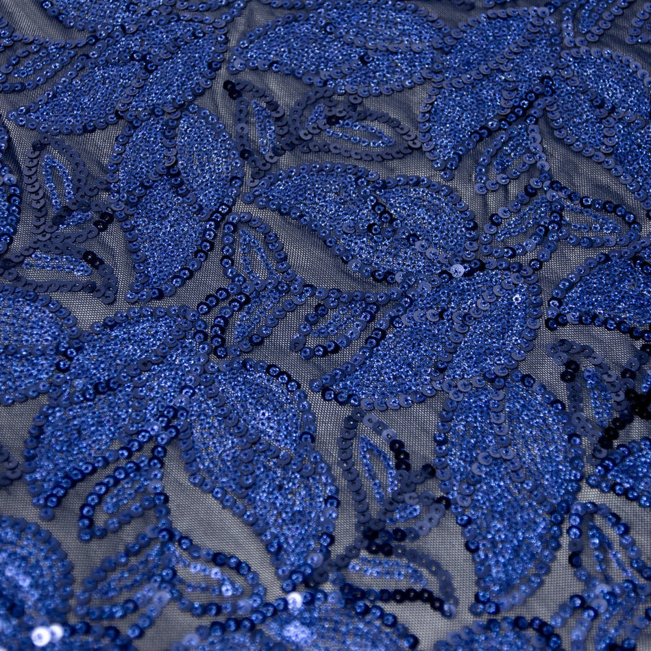 Ava Sequin Vine Stretch Mesh