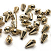 Briolette Faceted Teardrop Beads - Vertical Drilled - 9x15mm (24 Pack)