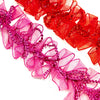 Organza Ribbon Stretch Trim w Braided Loop