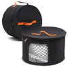 Round Felt Hat Box w Window