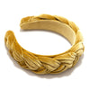 Braided Velvet-Covered Padded Alice Headband - 40mm