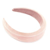 Velvet-Covered Padded Alice Headband - 40mm