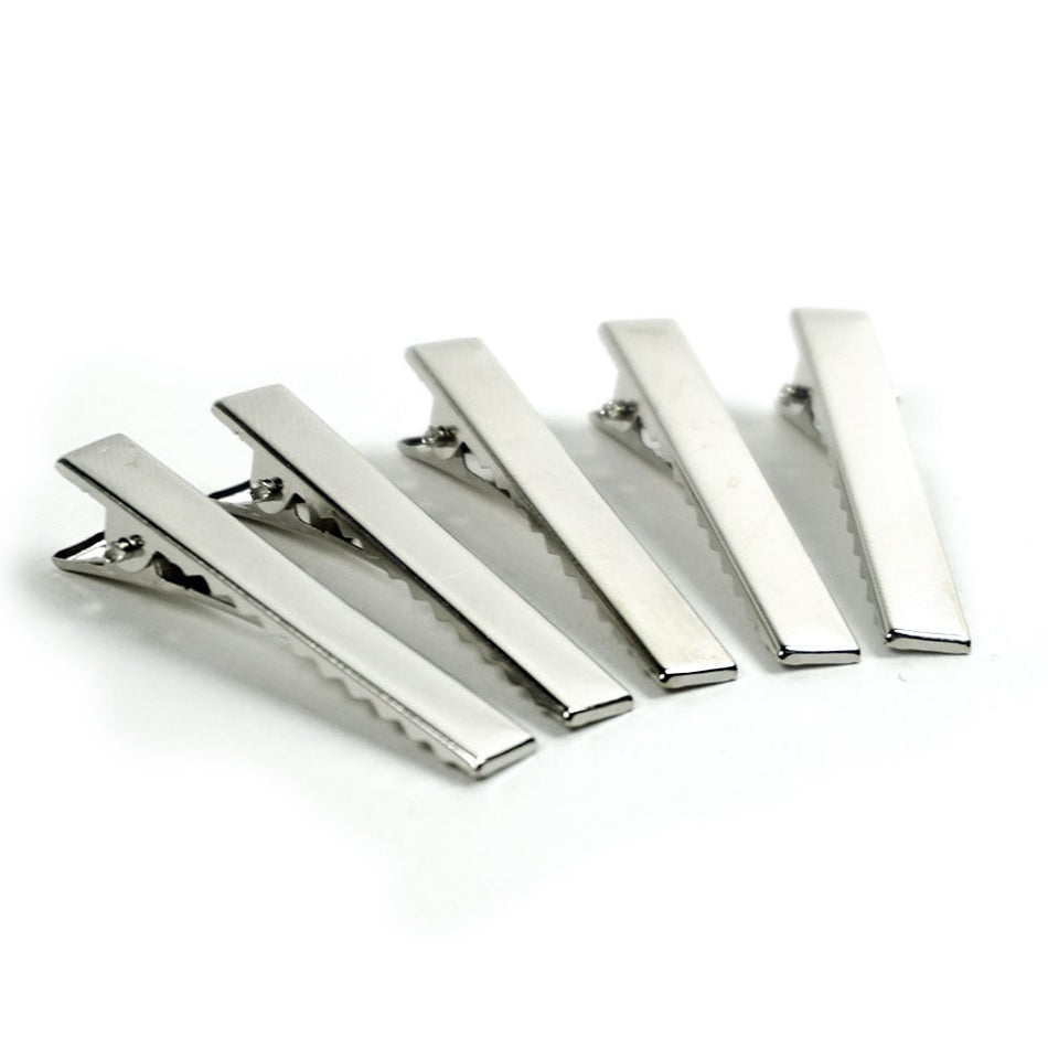 Flat-Top Alligator Hair Clip (5 Pack)