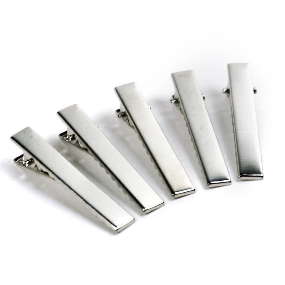 Flat-Top Alligator Hair Clip (5 Pack)