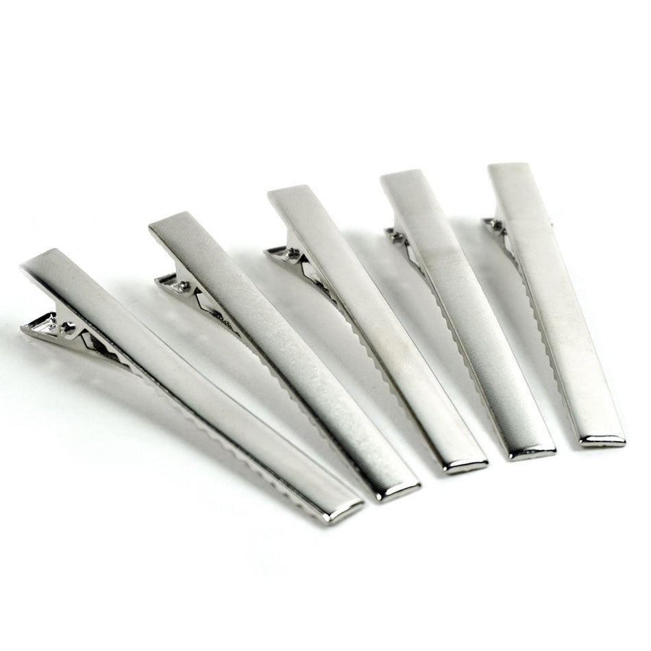 Flat-Top Alligator Hair Clip (5 Pack)