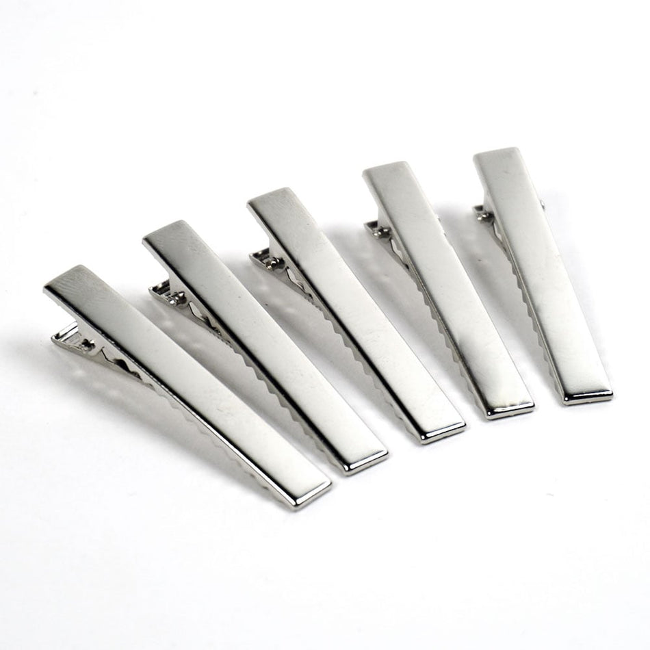 Flat-Top Alligator Hair Clip (5 Pack)