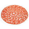 Paper Woven Flat Round Mat Base - Open Web 38cm/15"