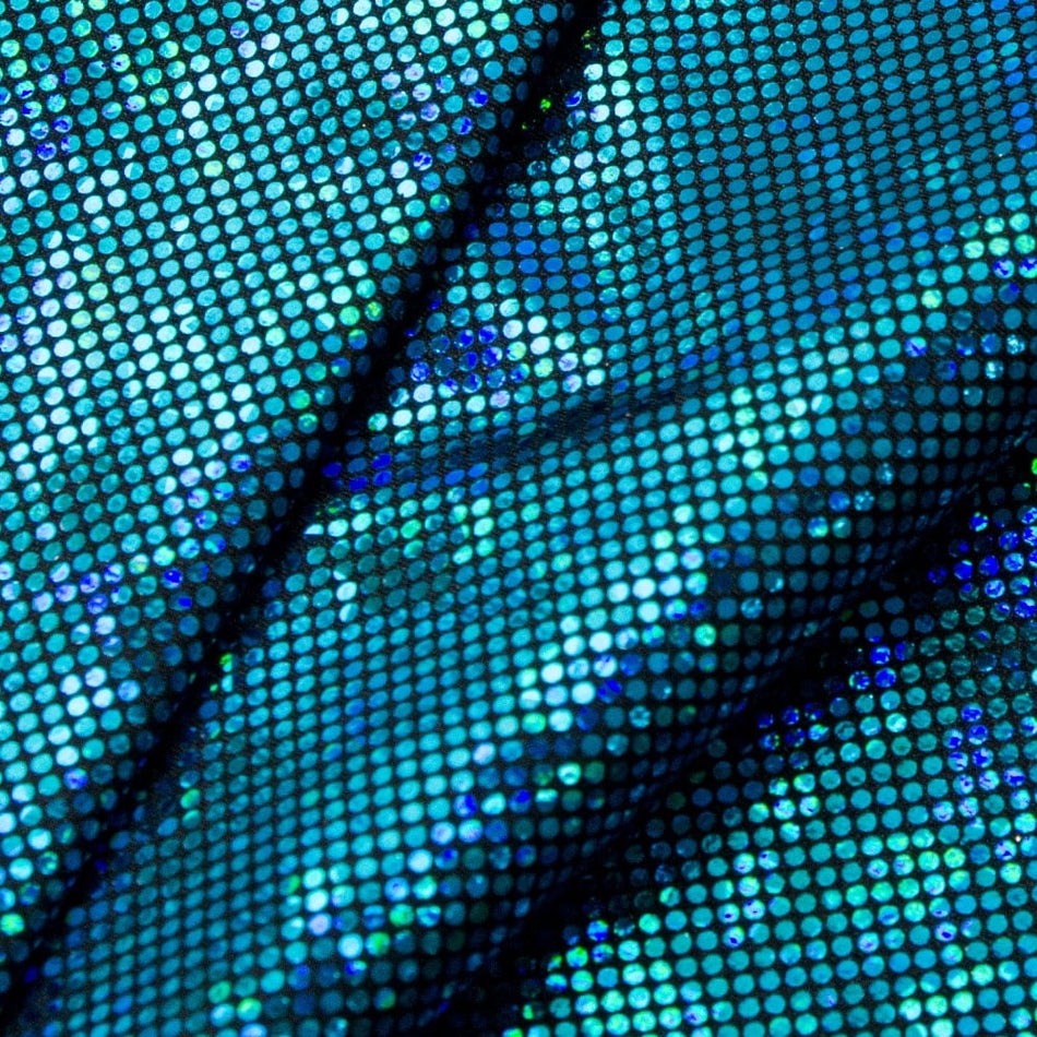 Shattered Glass Hologram Foil/Fog Finish Nylon Spandex