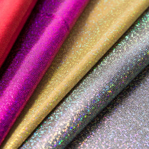 Hologram Sparkly Jewels Foil/Fog Finish Nylon Spandex