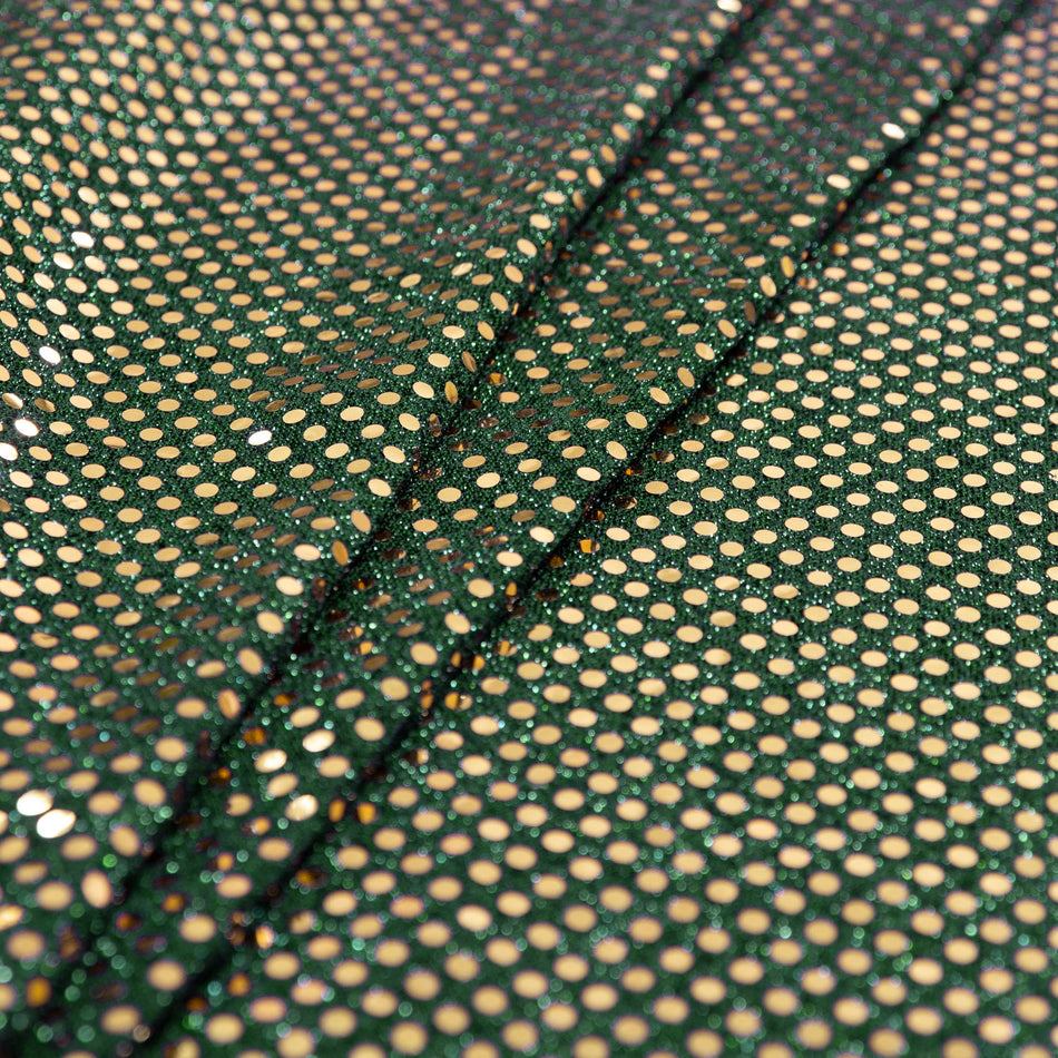 Disco Round Sequins on Mesh Net w Lurex - 3mm