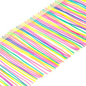 Multicoloured Tassel Fringe - 9cm / 3.5"
