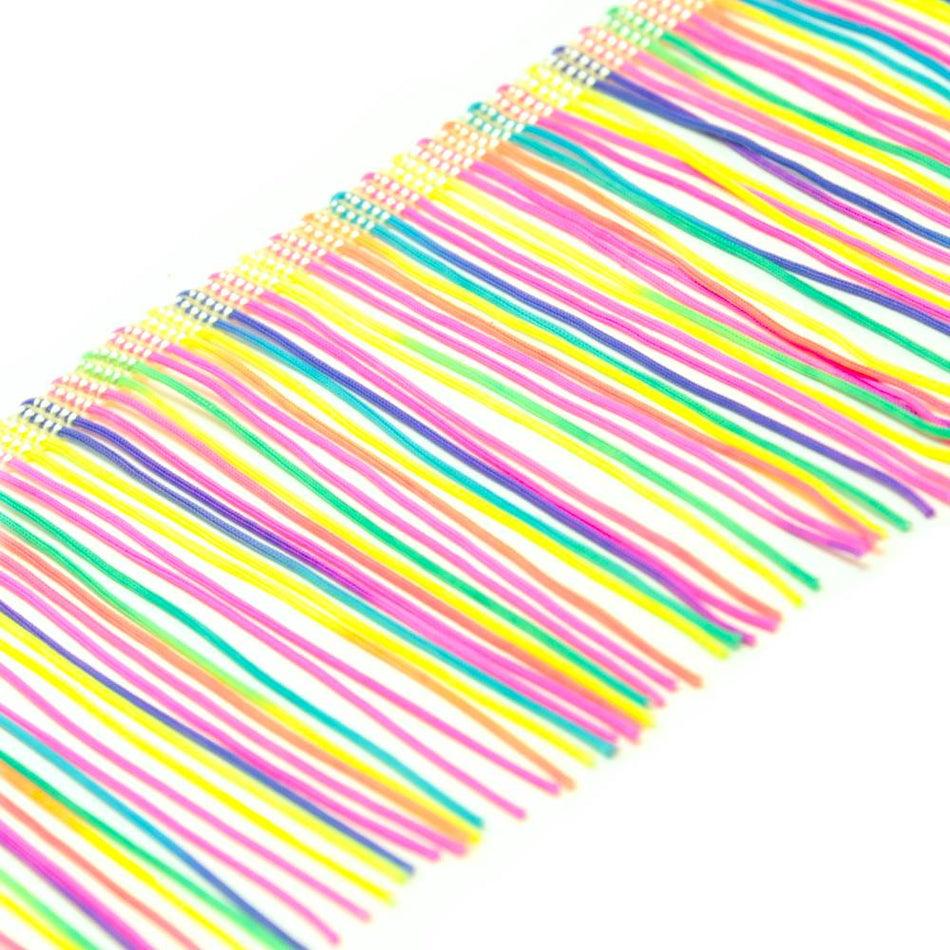 Multicoloured Tassel Fringe - 9cm / 3.5"