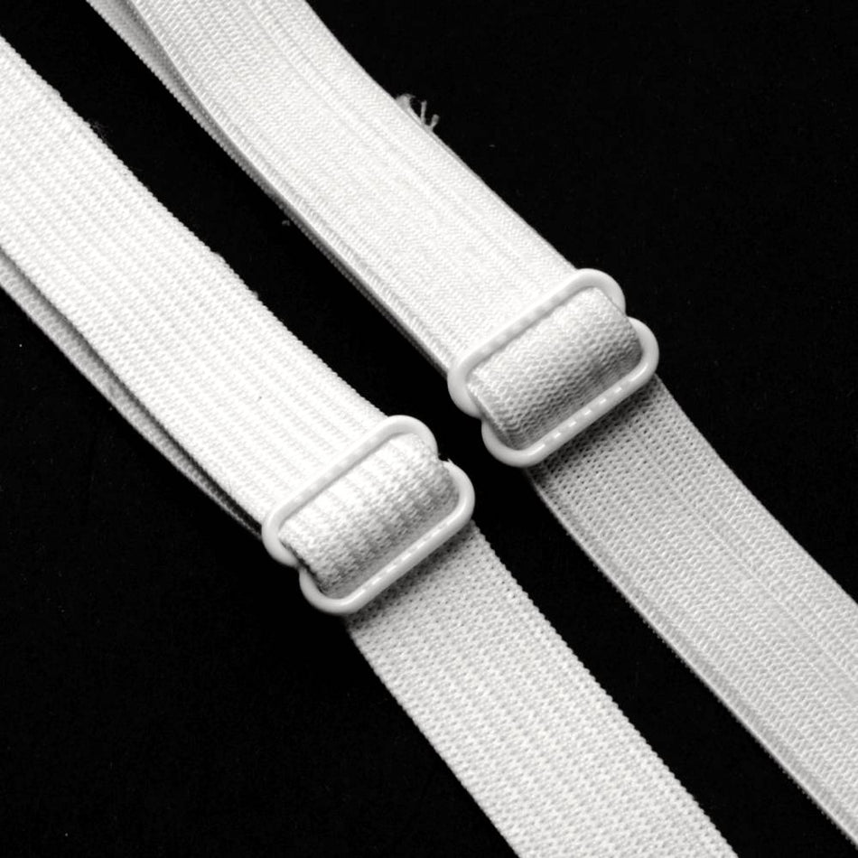 Bra Strap - Elastic Strap w Fasteners (2 Pack)