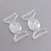 Bra Back - Slide Clasp / Latch - Clear (2 Pack)