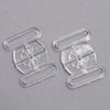 Bra Back - Slide Clasp / Latch - Clear (2 Pack)