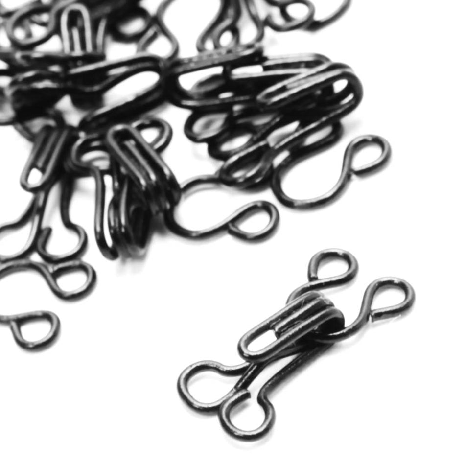Hook & Eyes w Rust Proof Brass (12 Pack)