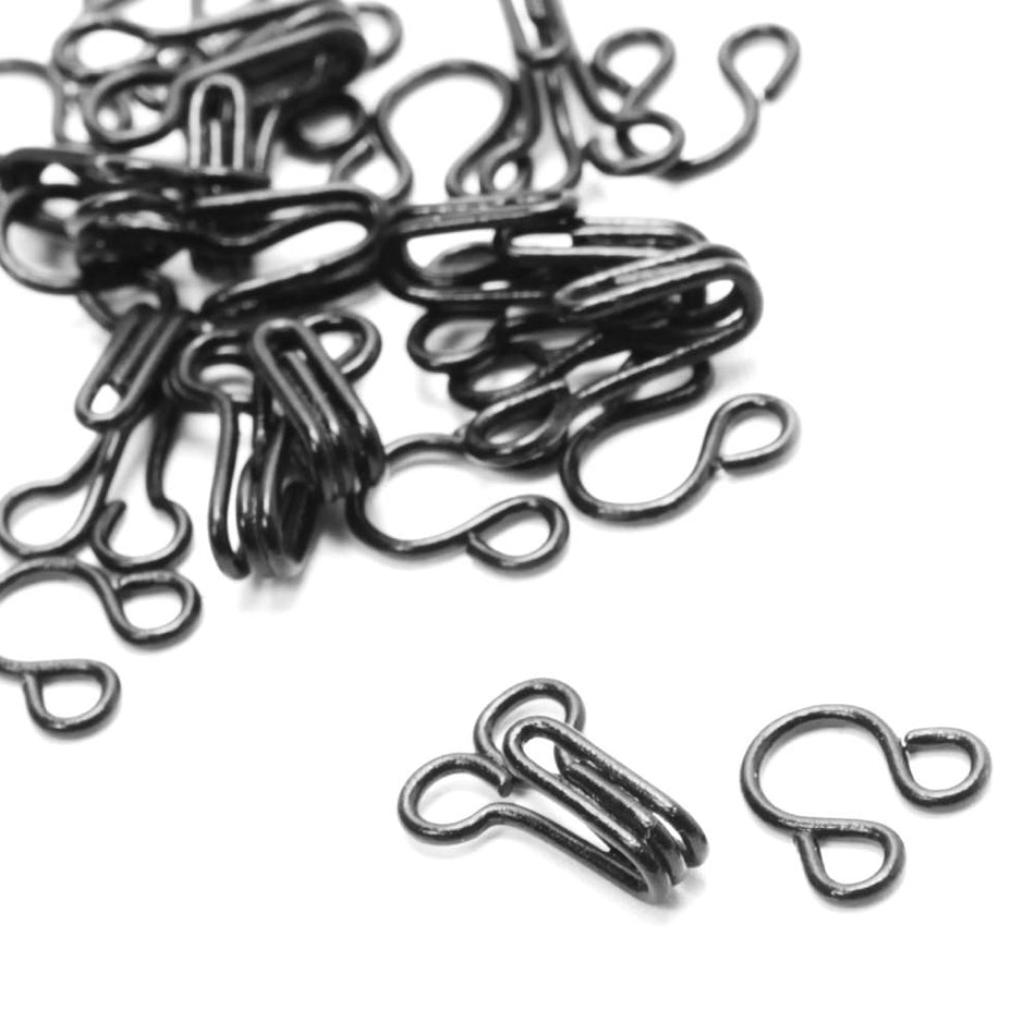 Hook & Eyes w Rust Proof Brass (12 Pack)