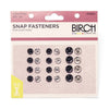 Snap Fasteners / Press Studs w Rust Proof Brass (24 Pack)