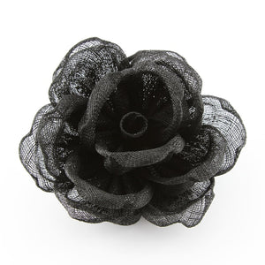 Flower Sinamay Cabbage Rose