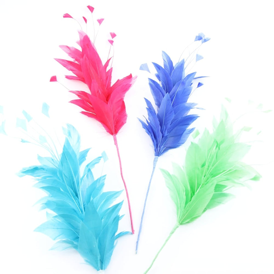 Feather Wire Mount - Goose & Stripped Coque Spray