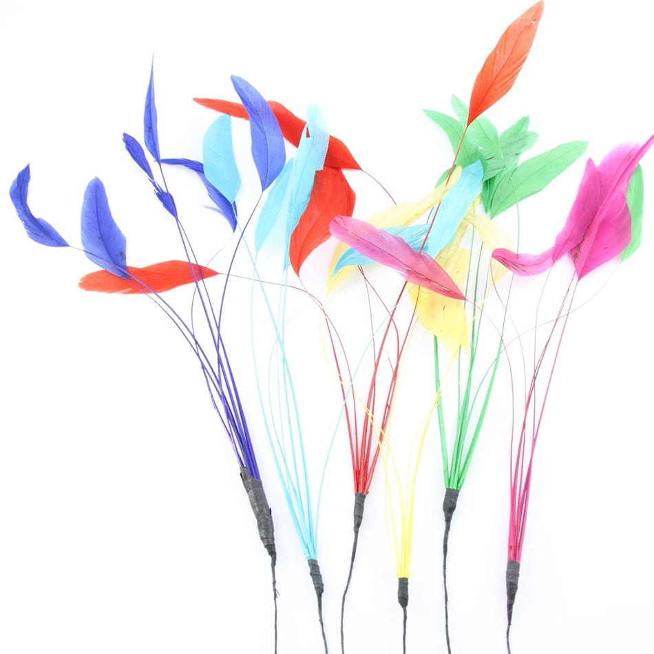 Stripped Coque Feather Bunch