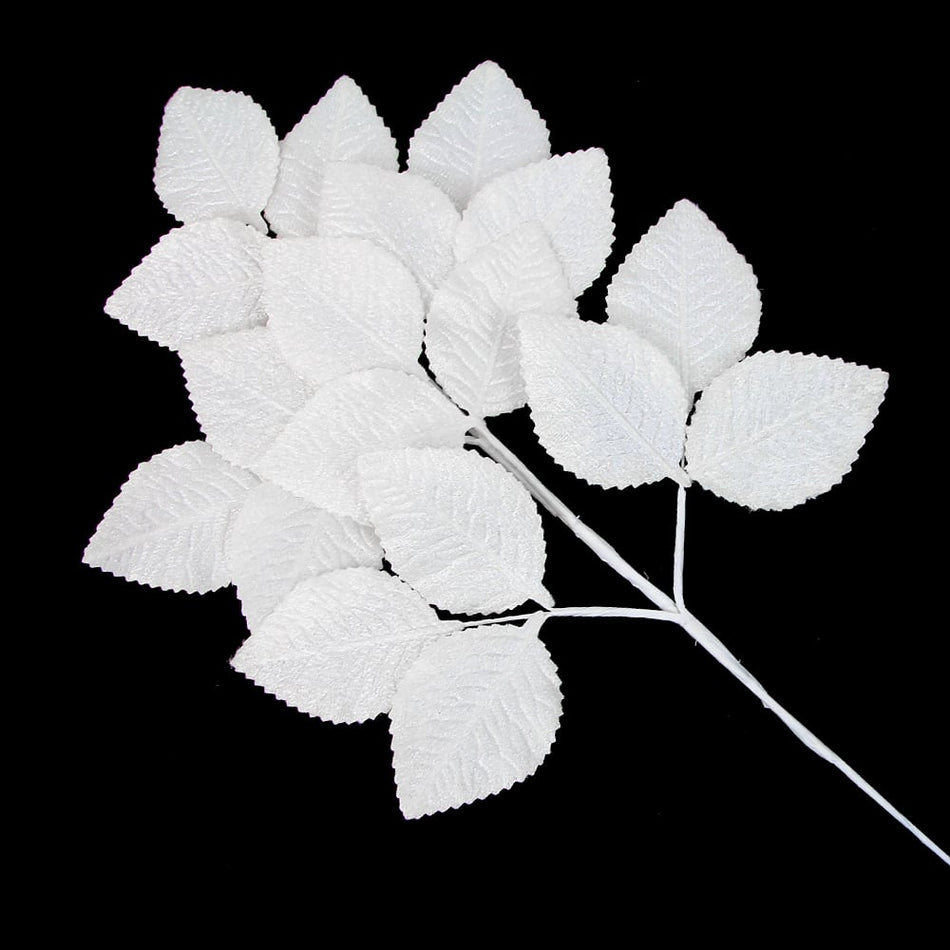 Velvet Leaves & Branch Spray