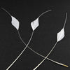Stripped Coque Feather Bunch - Diamond Tail