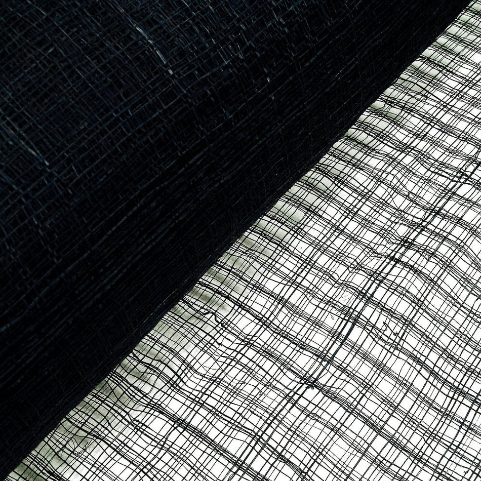 Lattice Basket Weave Sinamay Fabric