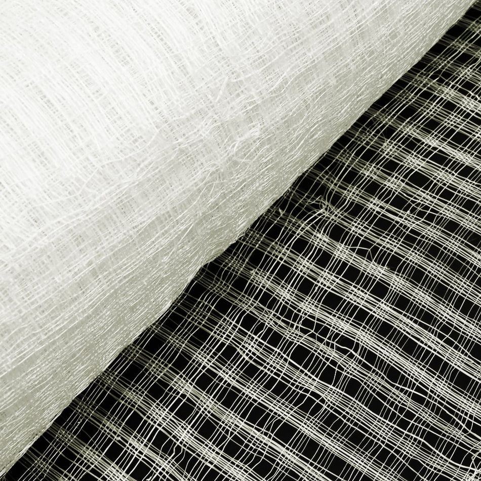 Lattice Basket Weave Sinamay Fabric
